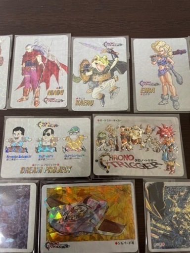 早い者勝ち【袋出新品5枚（バラ売可）希少】クロノトリガー　カード 希少 クロノトリガー カード クロノ 魔王 カエル ロボ 鳥山明