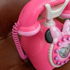ミニーちゃん　電話　ハッピーヘルパー　おもちゃの画像