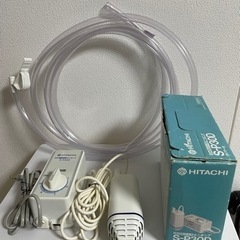 節水に貢献！ 風呂水汲み上げ用日立ミニポンプ（タイマー付き）：日...