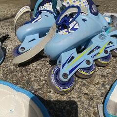 子供用インラインスケートコンボ5点セット18-19-20の画像