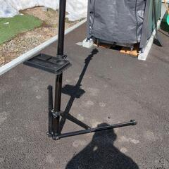 【受け渡し予定者決まりました】CXWXC 自転車 メンテナンススタンド 安定感 高さ調節 角度調節 ワークスタンド 折りたたみ式 工具トレー付 軽量 コンパクト 収納、持ち運びに便利 （RS-100）の画像