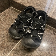 17cm  子供サンダル キッズ つま先ガード