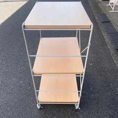 無印良品キャスター付きシェルフの画像