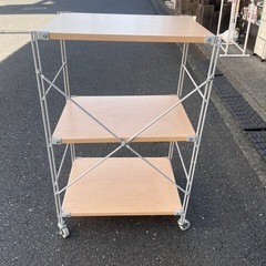 無印良品キャスター付きシェルフの画像