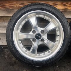 165/55R15　スタッドレス　アルミホイール付　軽自動車インチアップ！の画像