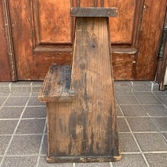 ヴィンテージ踏み台　脚立　スツール　椅子の画像