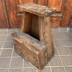 ヴィンテージ踏み台　脚立　スツール　椅子の画像