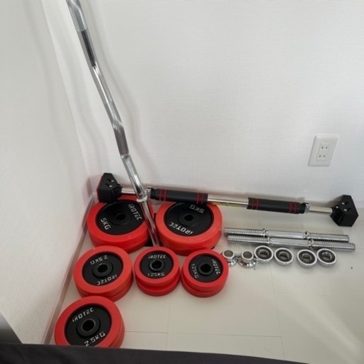 【急】値下げしました！筋トレ器具　ダンベル35kg　初心者セット　深夜可