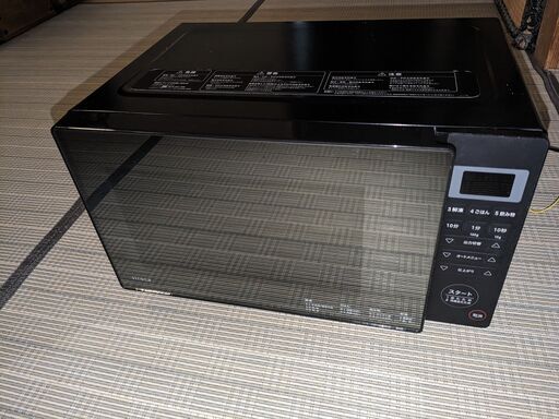 電子レンジ　シロカ　 SX-18D132　18リットル　湿度センサー付