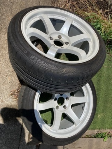 ショーグン　SHOGUN  ホイール　18インチ・9.5j  コンチネンタルタイヤ付き　235/40