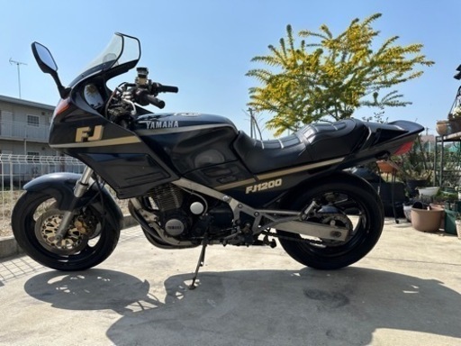 ヤマハ逆車　FJ1200 カスタム車両車検残有り　乗って帰れます大型初心者　旧車　当時物