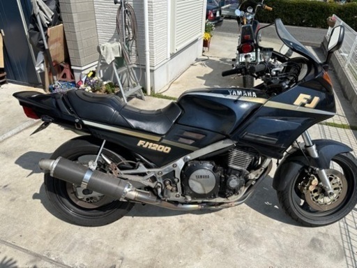 ヤマハ逆車　FJ1200 カスタム車両車検残有り　乗って帰れます大型初心者　旧車　当時物　