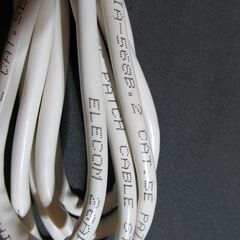 新品 エレコムLANケーブル 2m 白 ELECOM 1Gbps高速 イーサネットRJ-45 ネットワークCable 金メッキ シールド 複数ありの画像