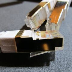 新品 エレコムLANケーブル 2m 白 ELECOM 1Gbps高速 イーサネットRJ-45 ネットワークCable 金メッキ シールド 複数ありの画像