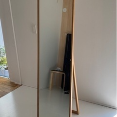 無印良品　オーク材ミラー・大