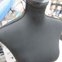 トルソー 半身 女性 マネキン ブラック【ユーズドユーズ名古屋天白店】JO0162の画像