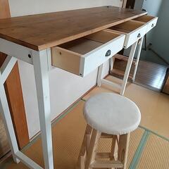 木工作家さん　手作り机セットの画像