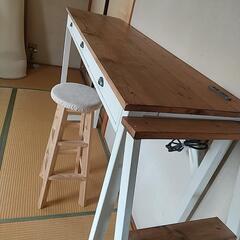 木工作家さん　手作り机セットの画像