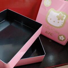 中古　重箱　ピンク　キティの画像