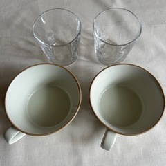 スープカップとグラス　
