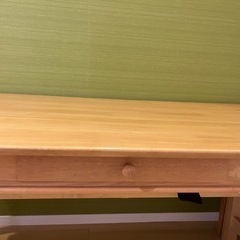 【4/8迄】木製ダイニングテーブル オフィス 勉強 デスクの画像