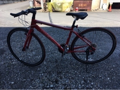 クロスバイク赤