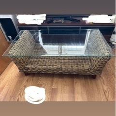 本日限定出品！大きめ　ガラスのテーブル