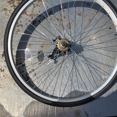 自転車 後輪　26インチの画像