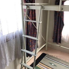 パイプ　ロフトベッドの画像