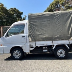 平成19年 サンバートラック 赤帽 TT2 4WD MT AC 走行20万キロ 車検対応可の画像