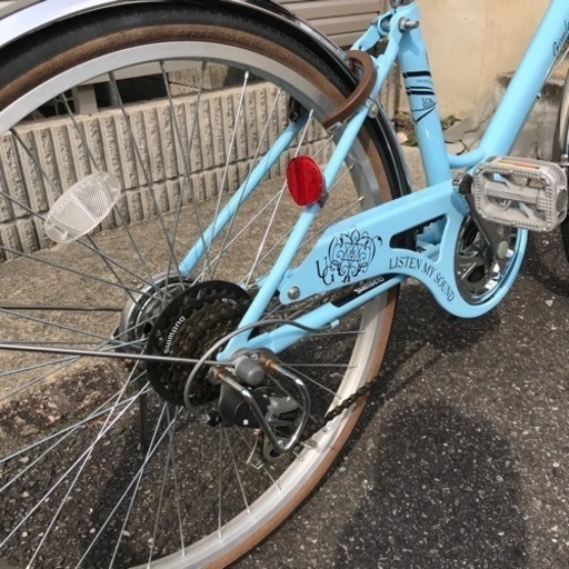 【受け渡し予定者が決定しました】女の子用の自転車　24インチ