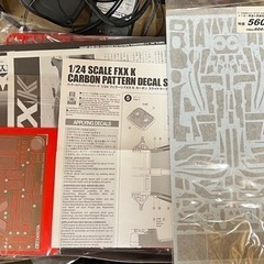 1/24 タミヤフェラーリFXXK お手付き品ディティールアップパーツ付き