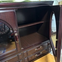 桜の木 レトロ 収納棚の画像