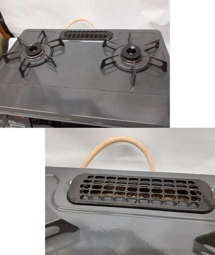 リンナイ ガステーブル 都市ガス用 2017年製 RT64JHS-R 右強火 水無し