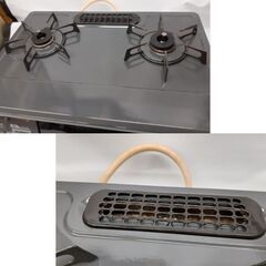 リンナイ ガステーブル 都市ガス用 2017年製 RT64JHS-R 右強火 水無し片面焼きグリル ガスコンロ 札幌市 平岸店の画像