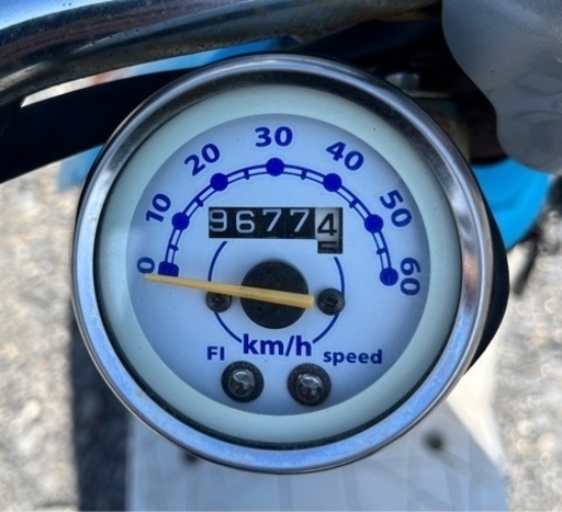 765. 動画あり　スズキ　レッツ4 パレット  FI  原付　バイク　50cc   車体