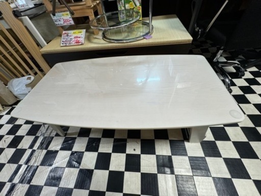 【リサイクルサービス八光】ニトリ　マガジンラックつきセンターテーブル(リブレス 105  オープン)