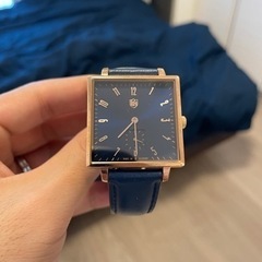 腕時計　Dufa スクエア ブルーの画像