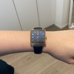 腕時計　Dufa スクエア ブルー