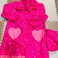 女児 雨合羽カッパ　110サイズ