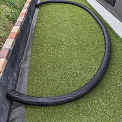 暗渠排水パイプ　バイドレーンダブル管 80mm×約6ｍ ダブル有孔管の画像