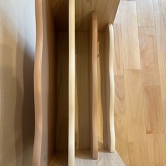 【受け渡し予定者様決まりました】ニトリ 絵本もおもちゃも片付けられるラック の画像