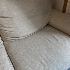 【値下げしました】ニトリ　３人掛けソファの画像