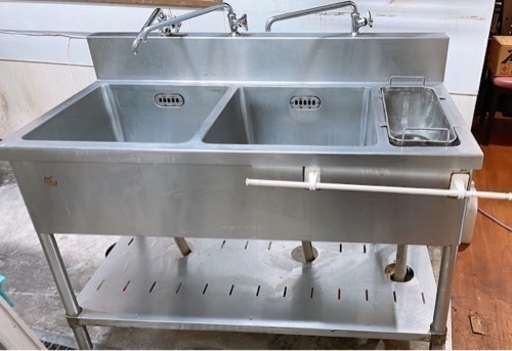 業務用　2槽シンク