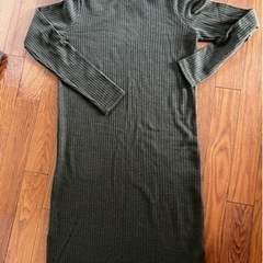 タートルネック　ワンピース