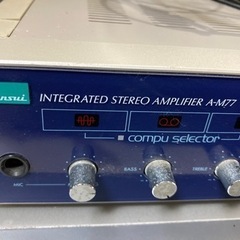 山水電気　アンプの画像