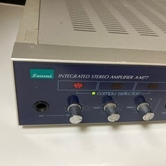 山水電気　アンプの画像