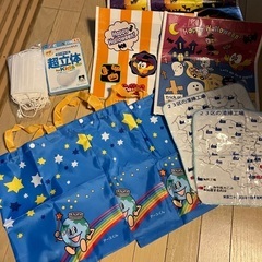 エコバッグ、マスク、軍手、ミニタオルなど