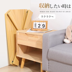 ローテーブル 折りたたみミニテーブル 75cm☓ 50cm 折り畳みの画像