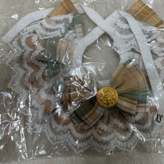 ペット用首輪　スタイ　ネックスカーフ　グリーンの画像